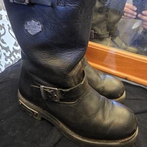 Harley-Davidson Black Leather Men's Boots